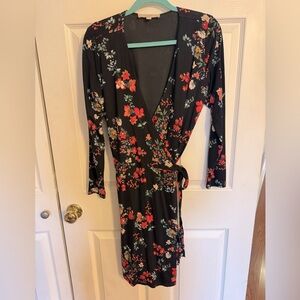 Floral Wrap Dress